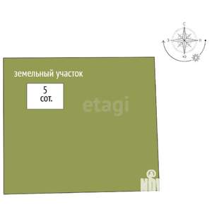 Дом 38м², 2-этажный, участок 5 сот.