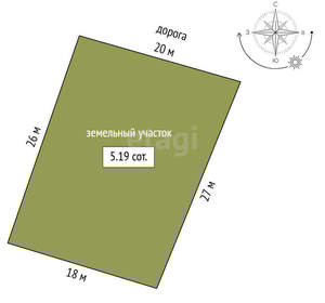 Дом 40м², 2-этажный, участок 5 сот.