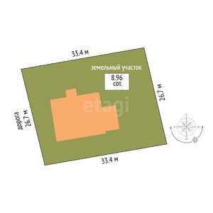 Дом 146м², 1-этажный, участок 12 сот.