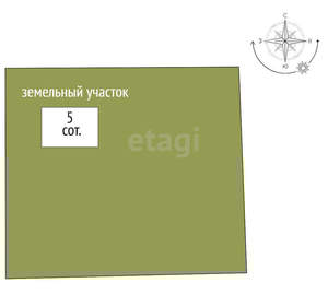 Дом 38м², 2-этажный, участок 5 сот.