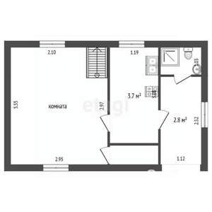 Дом 18м², 1-этажный, участок 6 сот.  