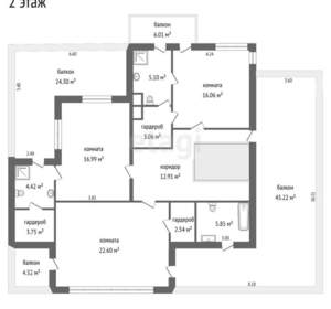 Дом 300м&sup2;, 2-этажный, участок 10 сот.  