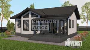 Дом 100м², 1-этажный, участок 10 сот.  