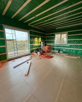 Дом 105м&sup2;, 1-этажный, участок 8 сот.  