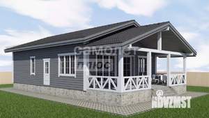 Дом 100м², 1-этажный, участок 10 сот.  