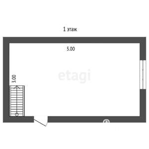 Дом 40м², 2-этажный, участок 5 сот.  