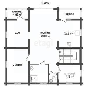 Дом 200м², 1-этажный, участок 11 сот.  