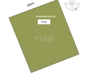 Дом 48м², 2-этажный, участок 5 сот.  