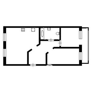 2-к квартира, на длительный срок, 59м2, 5/13 этаж