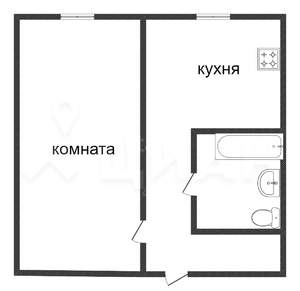 1-к квартира, на длительный срок, 34м2, 3/5 этаж
