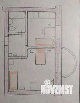 1-к квартира, посуточно, 37м2, 4/7 этаж