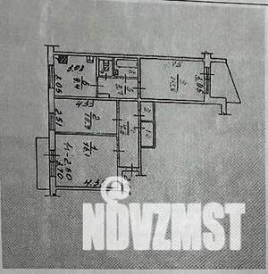 3-к квартира, на длительный срок, 68м2, 6/10 этаж