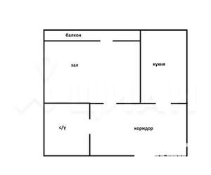 1-к квартира, на длительный срок, 30м2, 3/5 этаж