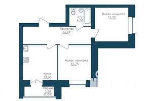 2-к квартира, вторичка, 59м2, 3/14 этаж