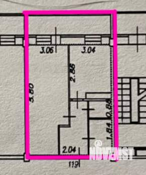 1-к квартира, вторичка, 34м2, 5/14 этаж