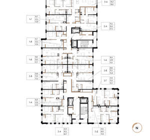 2-к квартира, вторичка, 57м2, 7/17 этаж