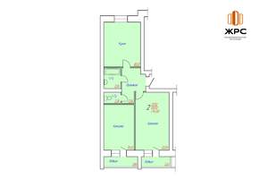 2-к квартира, строящийся дом, 77м2, 2/10 этаж