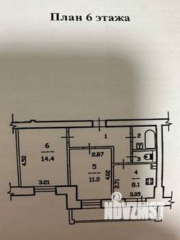 2-к квартира, вторичка, 46м2, 6/10 этаж