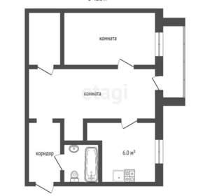 2-к квартира, вторичка, 42м2, 5/5 этаж