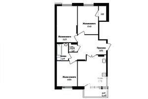 3-к квартира, строящийся дом, 84м2, 10/14 этаж