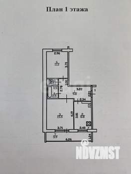 2-к квартира, вторичка, 49м2, 1/5 этаж