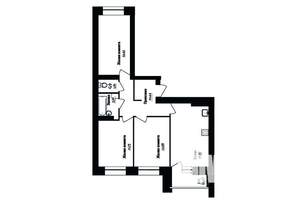3-к квартира, строящийся дом, 73м2, 4/14 этаж