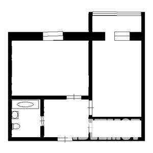 1-к квартира, вторичка, 28м2, 8/9 этаж