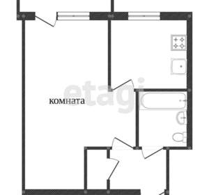 1-к квартира, вторичка, 29м2, 2/5 этаж