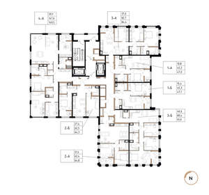 2-к квартира, вторичка, 65м2, 8/17 этаж