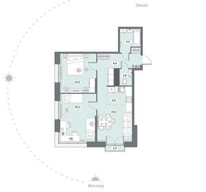 2-к квартира, вторичка, 65м2, 16/16 этаж