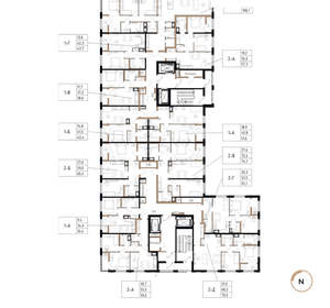 2-к квартира, вторичка, 77м2, 13/17 этаж