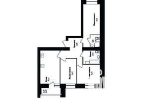 3-к квартира, строящийся дом, 76м2, 9/14 этаж