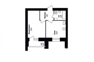 1-к квартира, вторичка, 42м2, 5/14 этаж