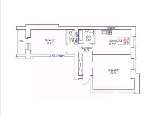 2-к квартира, строящийся дом, 78м2, 5/8 этаж