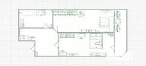 1-к квартира, вторичка, 46м2, 5/16 этаж