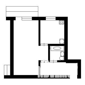 1-к квартира, вторичка, 35м2, 1/12 этаж