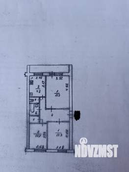 3-к квартира, вторичка, 64м2, 2/5 этаж