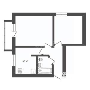2-к квартира, вторичка, 37м2, 3/5 этаж