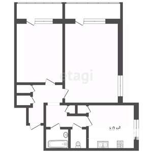 2-к квартира, вторичка, 50м2, 8/9 этаж