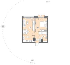 1-к квартира, вторичка, 48м2, 11/16 этаж
