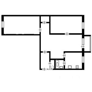 3-к квартира, вторичка, 57м2, 7/9 этаж