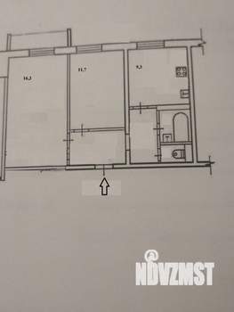 2-к квартира, вторичка, 50м2, 10/10 этаж