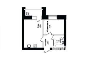 1-к квартира, вторичка, 38м2, 5/14 этаж